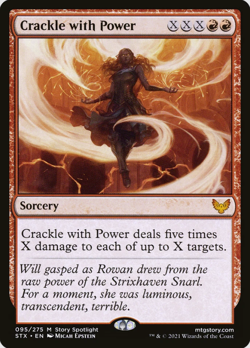 MTG Magic: the Gathering, Crackle with Power, Strixhaven: School of Mages, NM/M - Image 1