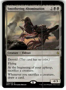 Smothering Abomination Battle for Zendikar Regular MTG NM - Image 1