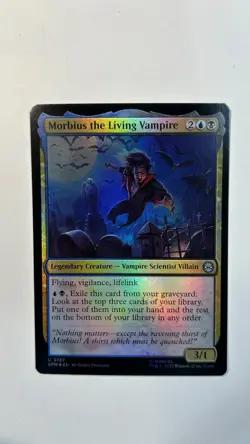 MTG Marvel Spider-Man Morbius the Living Vampire #137 Foil Magic the Gathering - Image 1