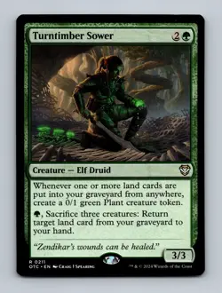 Turntimber Sower Commander: Outlaws of Thunder Junction Non-Foil MTG NM - Image 1