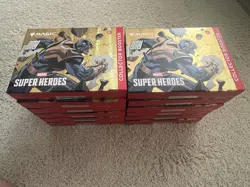 Magic the Gathering Marvel Super Heroes Collector Booster Omega Pack X12 - Image 1
