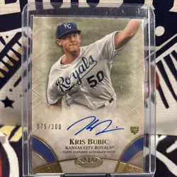 2021 Topps Tier One - Break Out Autographs #BOA-KB Kris Bubic /300 (AU, RC) - Image 1