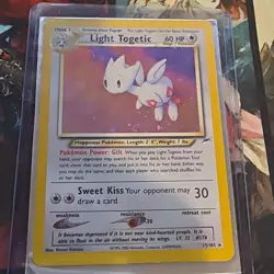 Pokemon TCG Light Togetic 15/105 Neo Destiny Holo Rare Unlimited English 60 HP - Image 1