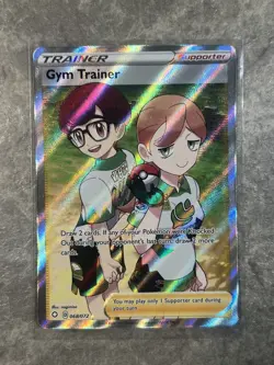 Gym Trainer (Full Art) 068/072 Pokemon TCG Shining Fates Holo Trainer Near Mint - Image 1