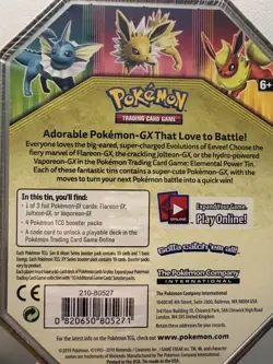Pokemon 2019 Elemental Power Tin Vaporeon Sun&Moon + XY - Image 5