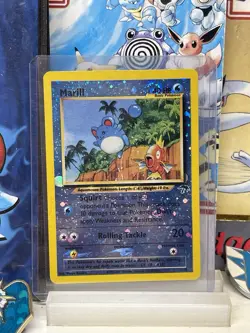 Marill 11/18 - Pokemon Southern Islands Reverse Holo Swirl (MP) - Image 1