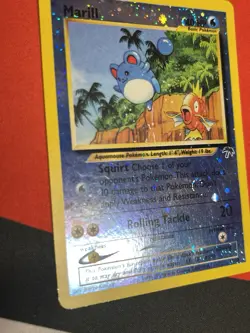Marill 11/18 - Pokemon Southern Islands Reverse Holo Swirl (MP) - Image 5