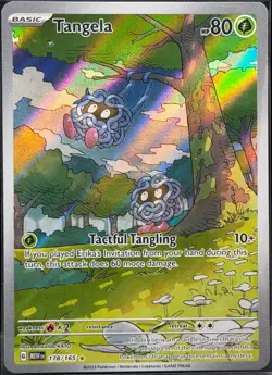 2023 Pokemon 151 Tangela #178/165 Illustration Rare IR - Image 1