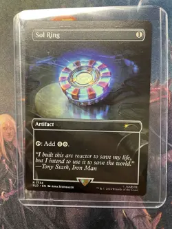 Sol Ring Foil (Secret Lair X Marvel Iron Man #1734) MTG - Image 1