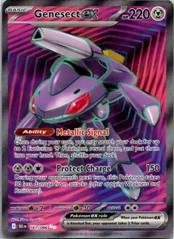 Genesect ex 161/086 Holo Ultra Rare Black Bolt Pokemon Near Mint - Image 1