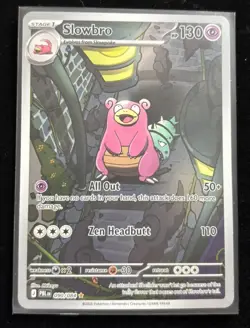Pokemon - Slowbro 090/084 Illustration Rare, ME: Pitch Black, Holo, Near Mint - Image 1