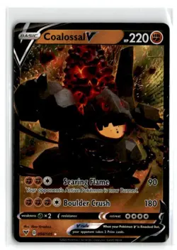 V2020 Pokemon Coalossal V #098/185 Vivid Voltage Holo NM/MT - Image 1