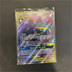 Muk & Alolan Muk GX TAG TEAM Full Art Holo Sm-Unbroken Bonds 196/214 - Image 1