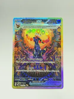 D-I-Y Umbreon ex 161/131 Pokemon Prismatic Evo Sun-breon Holo Thick-cut - Image 1