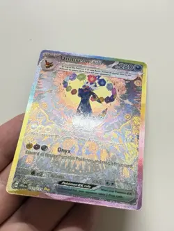 D-I-Y Umbreon ex 161/131 Pokemon Prismatic Evo Sun-breon Holo Thick-cut - Image 4