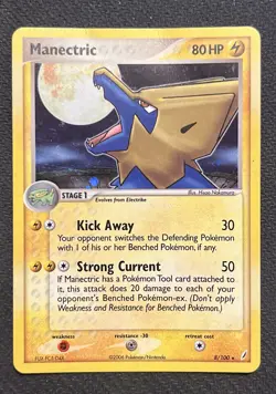 Manectric (8/100) - EX Crystal Guardians - Holo Rare - Pokemon TCG - Image 1