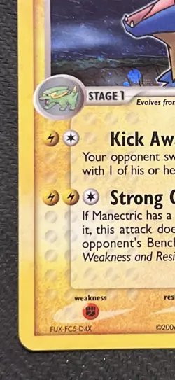 Manectric (8/100) - EX Crystal Guardians - Holo Rare - Pokemon TCG - Image 3