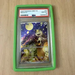 2025 Pokemon Chinese Gem Pack 3 Meowth #07 PSA 10 - Image 1