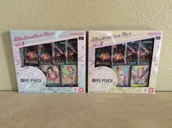 One Piece TCG: Illustration Box Volume 1 & 2 - English Set - Sealed - Image 1
