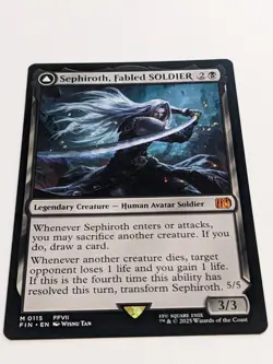 Sephiroth, Fabled SOLDIER: Final Fantasy MTG: Mythic 0115 Regular (NM) - Image 1