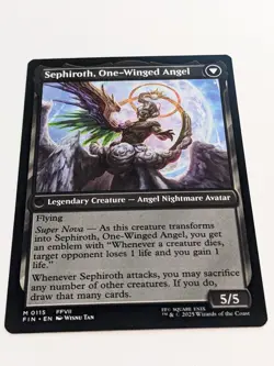 Sephiroth, Fabled SOLDIER: Final Fantasy MTG: Mythic 0115 Regular (NM) - Image 2