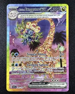 Alolan Exeggutor ex 242/191 Surging Sparks Pokemon Holo NM - Image 1