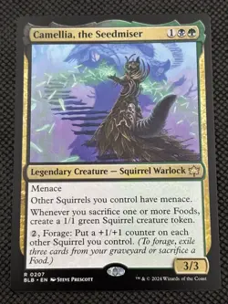 Camellia, the Seedmiser #207 Bloomburrow NM MTG - Image 1