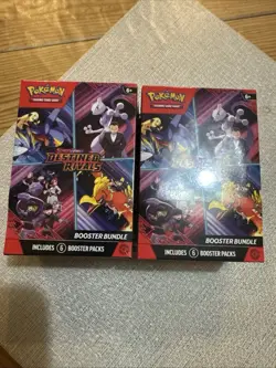 1 Pokemon TCG: S&V Destined Rivals Factory Sealed Booster Bundle X2 Two Bundles - Image 1