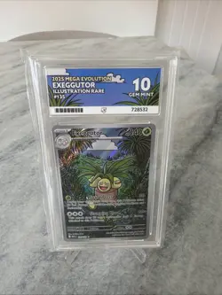 Pokemon Exeggutor TCG Mega Evolution Card 135/132 ACE 10 - Image 1