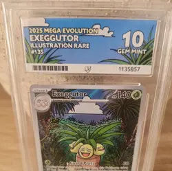 Pokemon Exeggutor TCG Mega Evolution Card 135/132 ACE Label 10 - Image 2