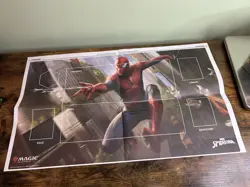 2025 SDCC Marvel Magic The Gathering Spider-Man Daily Bugle Newspaper Playmat - Image 2