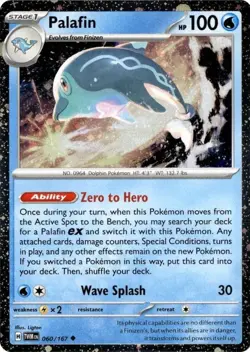 Palafin - (Cosmos Holo) Holo Promo Miscellaneous Cards & Products 060/167 NM - Image 1