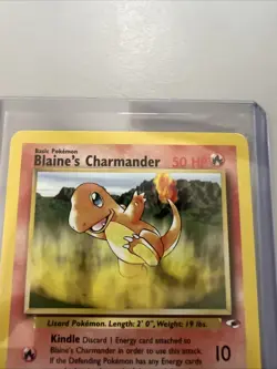 Pokemon Card Blaine's Charmander 061/132 Gym Heroes Regular - Image 2