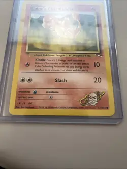 Pokemon Card Blaine's Charmander 061/132 Gym Heroes Regular - Image 3