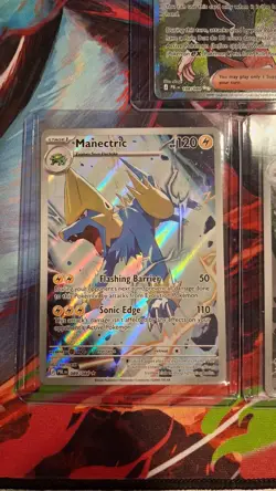 Pokemon TCG Pitch Black 3-Card Holo Lot Gladion 108/084 Manectric Slowbro - Image 3