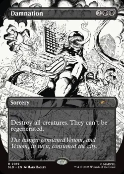 MTG MARVEL Spider-Man Secret Lair Presale Venom Unleashed (Inks) - Image 2