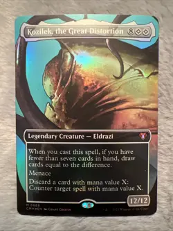 Kozilek, the Great Distortion (Borderless) Commander Masters Foil - Image 1