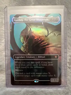 Kozilek, the Great Distortion (Borderless) Commander Masters Foil - Image 5