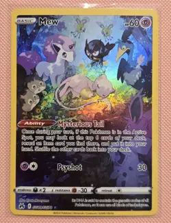 Pokemon TCG: Mew GG10/GG70 SWSH: Crown Zenith: Galarian Gallery Holo - Image 1