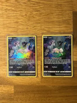 X2 Pokemon TCG Mew Crown Zenith: Galarian Gallery Gg10/Gg70 Holo Rare!! - Image 3