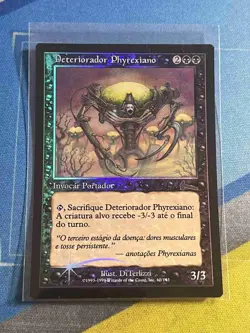 Magic the Gathering MTG Urza's Legacy PHYREXIAN DEFILER Foil Portuguese - Image 1