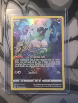 Pokemon Mew TCG Crown Zenith Galarian Gallery Holo Card GG10/GG70 Mint Condition - Image 1
