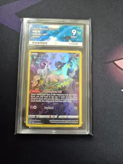 Pokemon TCG Mew GG10/GG70 Crown Zenith Galarian Gallery – ACE Grade 9 (English) - Image 1