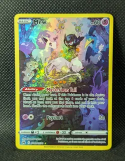 Pokemon TCG Mew GG10/GG70 Crown Zenith Galarian Gallery Sleeping Mew NM - Image 3