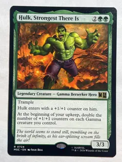MTG - Hulk, Strongest There Is - MSC - Rare - NM - Magic the Gathering - Image 1