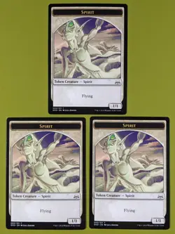 Spirit Token x3 Duel Decks: Anthology 3x MTG Magic the Gathering - Image 1