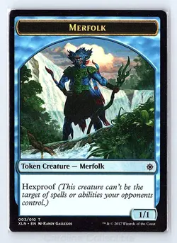 Merfolk Token Near Mint - Ixalan 3 Magic: The Gathering - Image 1