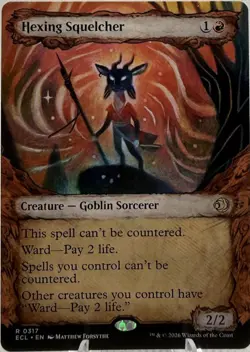 Hexing Squelcher (Showcase) Lorwyn Eclipsed Regular - Image 1