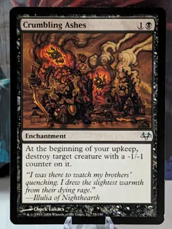 MTG - Crumbling Ashes - Eventide - NM - Image 1