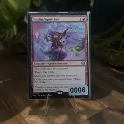 NM MTG Hexing Squelcher 0145 Regular Rare Goblin Sorcerer - ECL EN - Image 3